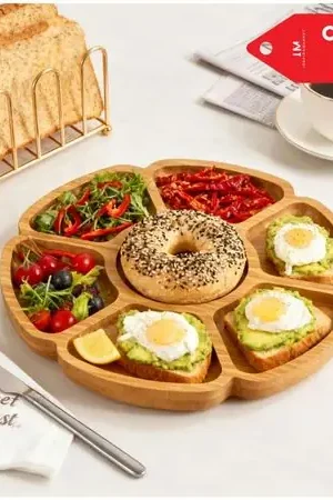 Bandeja para Alimentos Decorativa Bambu Petalo Compra Online
