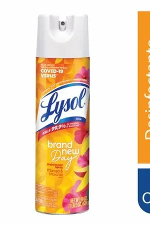 Desinfectante en Aerosol LYSOL Mango y Hibiscus Frasco 562g Reso Gratuito