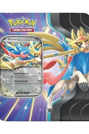 POKÉMON TCG SLASHING LEGENDS COLLECTORS TIN ZACIAN EX (ENGLISH) Di Tendenza