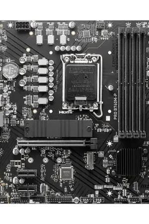 Motherboard MSI PRO B760M-P, Chipset Intel B760, LGA1700, HDMI, DP, VGA, mATX Di Marca