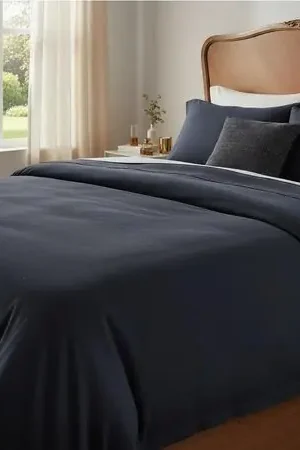 Edizione Limitata Set sabanas  algodón pima interiotex  180 hilos Plaza y media color Azul Marino