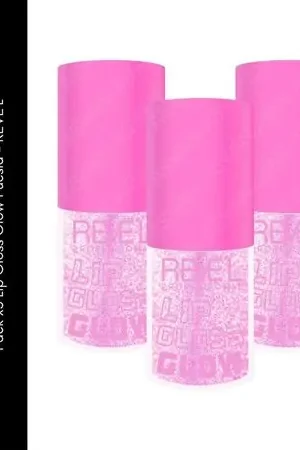 Pack x3 Lip Gloss Glow Fucsia - REVE'L Offerta Limitata