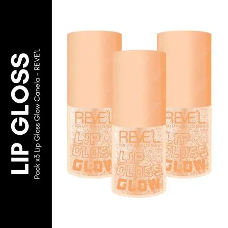 Promozione Esclusiva Pack x3 Lip Gloss Glow Canela - REVE'L