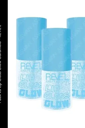 Pagamento Sicuro Pack x3 Lip Gloss Glow Caramelo - REVE'L