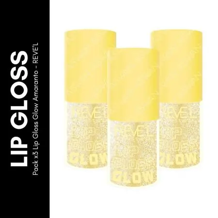 Bestseller Pack x3 Lip Gloss Glow Amaranto - REVE'L