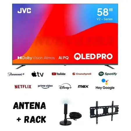 Televisor JVC 58'' UHD 4K QLED LT-58KM858 2025 - ATN - RACK Offerta Del Giorno