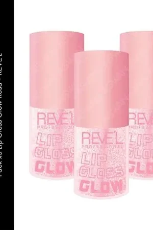 Pack x3 Lip Gloss Glow Rosa - REVE'L Promozione Esclusiva