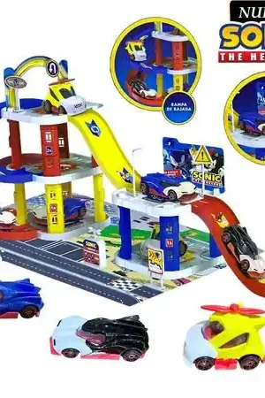 Juguete Set de Pista Estacionamiento de Sonic 5708A Prezzo Basso