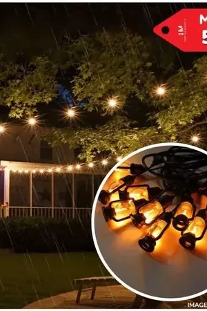 Professionale Guirnalda Colgante para Luces Cadena Exterior Interior 5M