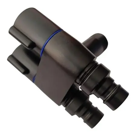 Válvula Angular Doble Salida Acero con doble adaptador NEGRO MATE Direttamente Dal Produttore