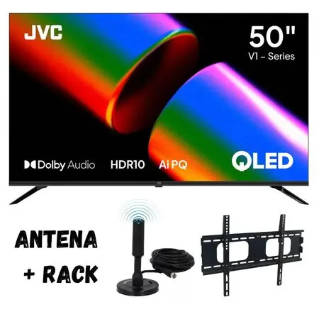 Compra Oggi Stesso Televisor 50'' QLED JVC UHD 4K LT-50KM758 - ANT - RACK