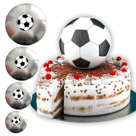 Promozione 4 Moldes de Pelota de Aluminio para Repostería