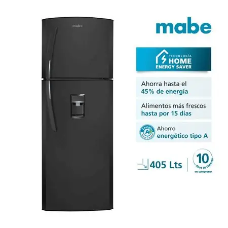 Refrigeradora Mabe RMP420FLPG1 Top Mount No Frost 405L Grafito Prezzo Ridotto