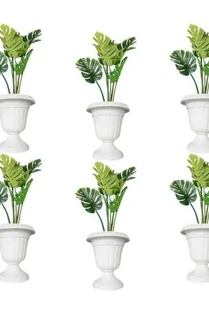 Maceta Tipo Copa Ferticorp Blanco de Plástico de 15.5x26 cm Ultima Occasione