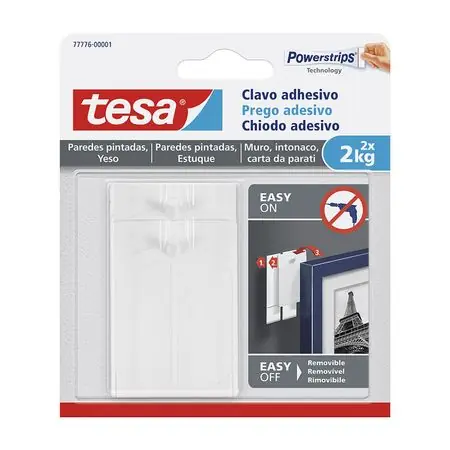 Bestseller Clavo adhesivo para pared 2kg x 2 unidades Tesa