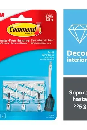 Gancho 3M transparente para cocina, 3 unidades Subito Disponibile