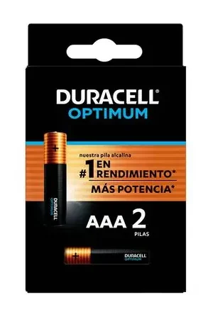 Pila Optimum AAA 2 unidades Duracell Esclusivo
