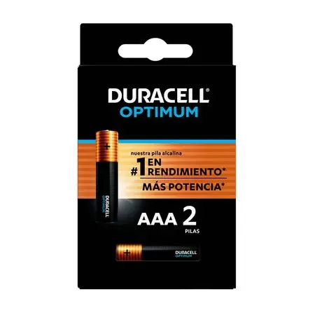 Pila Optimum AAA 2 unidades Duracell Esclusivo