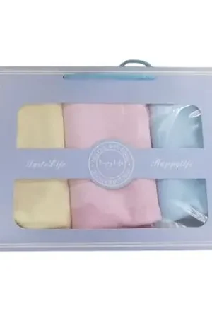 Autentico Toalla Facial de Latex Natural Paquete de 3