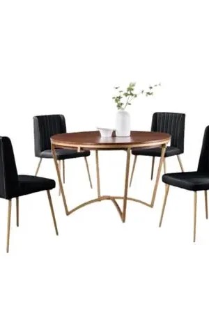 A Buon Prezzo Comedor 4 Sillas Chicago Negro CN