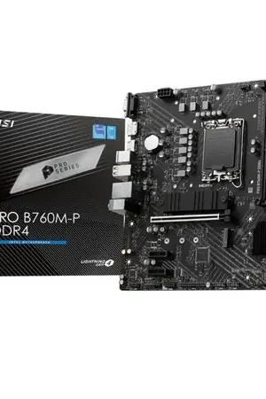 Garanzia Inclusa Motherboard MSI PRO B760M-P, Chipset Intel B760, LGA1700, HDMI, DP, VGA, mATX