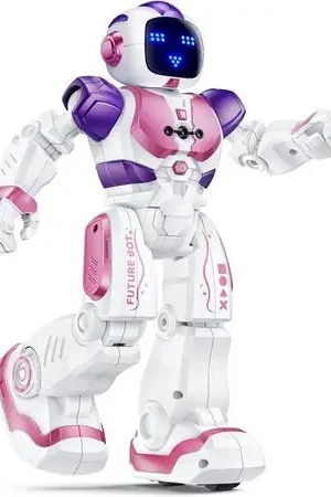 Ruko 6088 robot con sensor de gestos, recargable y programable | Rosado Spedito Oggi