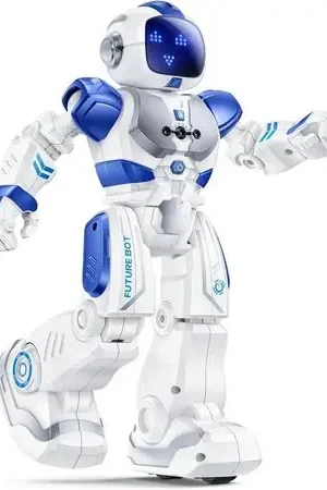 Nuova Collezione Ruko 6088 robot programable con control por app gestos y LED interactivos | Azul