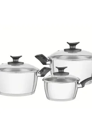 Sconto Juego de Ollas Tapa de Vidrio Allegra 6 Piezas - 10286480