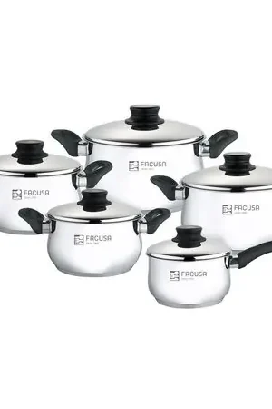 Autentico Set de Ollas 10 Piezas Valencia Facusa con Tapa de Acero Facusa - 10286441
