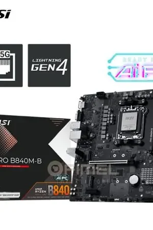 Offerta Lampo Motherboard MSI PRO B840M-B, Chipset AMD B840, Socket AMD AM5, mATX