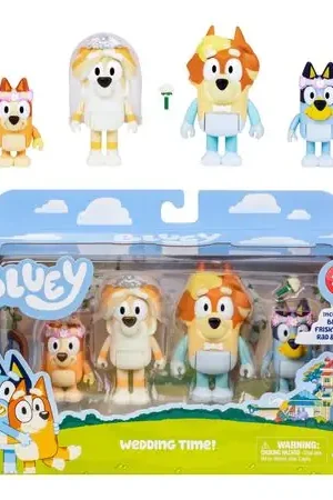 Pack 4 Figuras Boda BLUEY 17590 Ultimissimo Modello