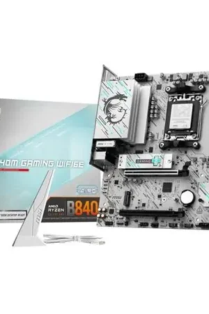 Must-Have Motherboard MSI PRO B840M-P WIFI6E, Chipset AMD B840, Socket AMD AM5, mATX, White Edition
