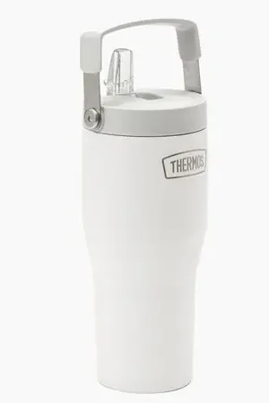 Ultime Pezzi Vaso Térmico 850 ml Thermos Para Líquidos Straw Outdo Blanco