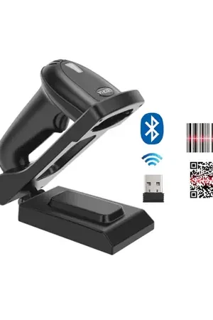 Lector portátil escaner código barras con parante inalámbrico bluetooth 2d 1d qr Fatto A Mano