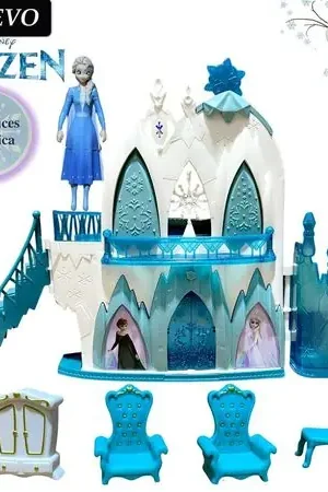 Prezzo Scontato Juguete Castillo de Frozen con Luces y Música FZM-C1