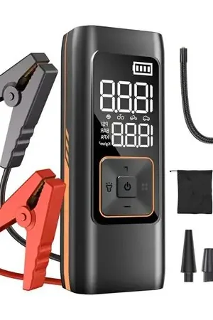 Arrancador Auto 5 En 1  Inflador De Llantas  Power Bank Artigianale