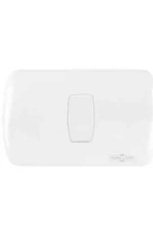 Interruptor simple clásico home light Blanco Novità