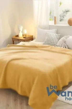 Prezzo Basso Manta Polar Antialérgica Delgada PREMIUM 2PLZ Yellow