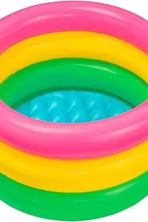 Intex - Piscina inflable 3 aros con base inflable Multicolor Prezzo Basso
