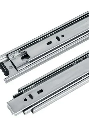2 correderas extensión 50 cm p/cajón HERMEX Plateado Promo Stagionale