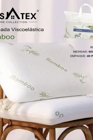Almohada Viscoelástica CERVICAL BAMBU 60cm x 40cm 13cm. Nuovo Arrivo