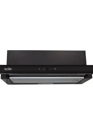 Campana Extractora Sole 60 cm TURE83BLKCOV3 Pagamento Sicuro