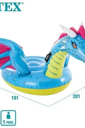 Colchoneta inflable infantil INTEX dragón Garanzia Inclusa