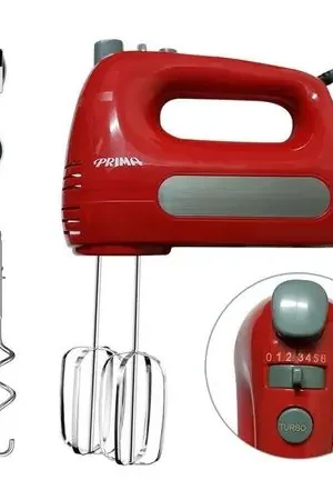 Batidora de Mano 400 Watts 6 Velocidades HM9105E-GSB Rojo Soddisfatti O Rimborsati