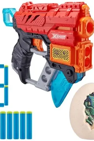 Juguetes X-SHOT Dino Attack Dino Extinct Blaster 4870 Spedizione Espresso