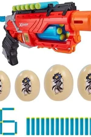 Lanzador X-SHOT Dino Attack Dino Striker Blaster 4860 Spedizione Espresso