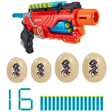 Lanzador X-SHOT Dino Attack Dino Striker Blaster 4860 Spedizione Espresso