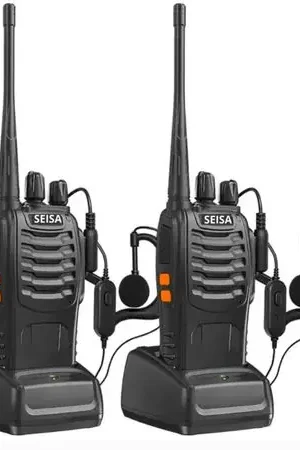 Esclusivo Radio Walkie Talkie Seisa St B888s 2 Radios Alcance Promedio 2km
