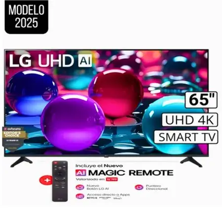 Televisor LG 65 Smart UHD 4K 65UA7300PSB Con Magic Remoto LG MR25GA Bestseller