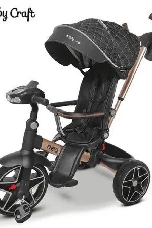 Autentico Triciclo 360 Giratorio Musical Bluetooth -NEO- Negro